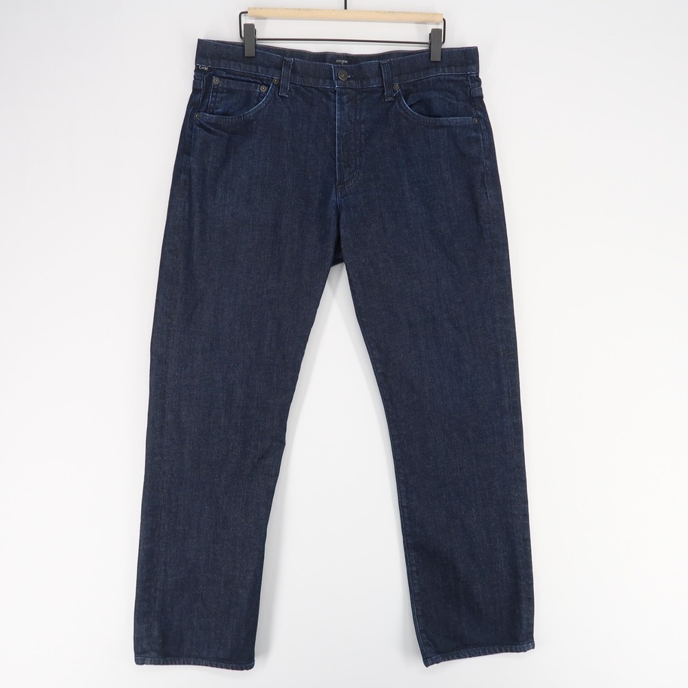 Citizens of‎ Humanity Sid Jeans Mens 36 Blue Regular Straight Dark Wash Denim